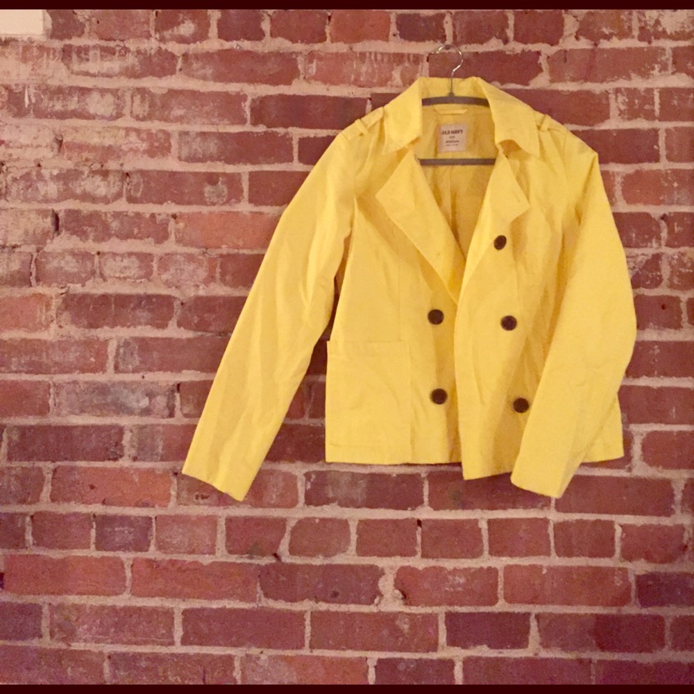 Yellow Pea Coat
