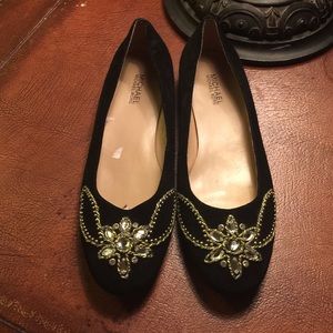 Michael Kor flats with rhinestones size 8/2