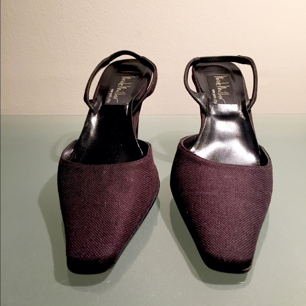 Nicole Miller sling back heel