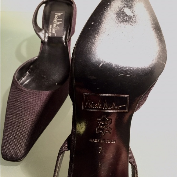 Nicole Miller sling back heel - Picture 4 of 4