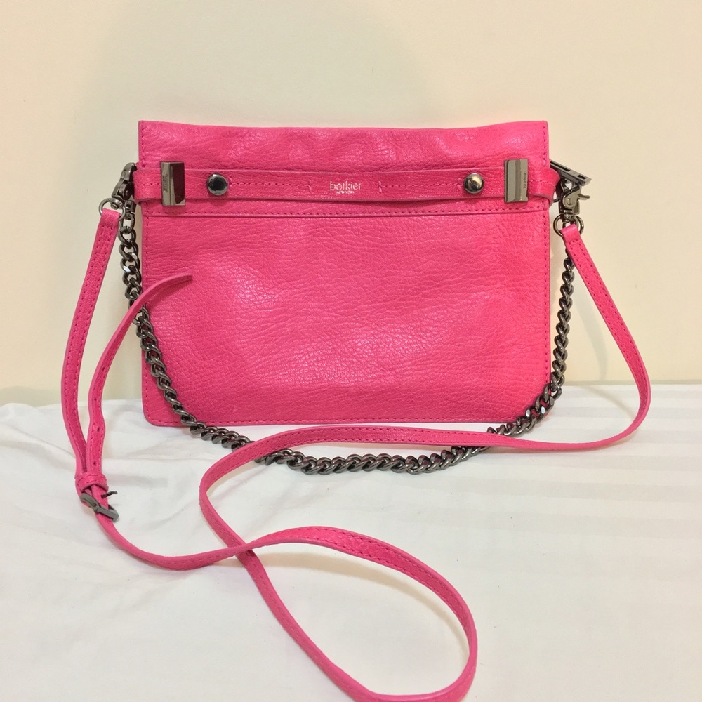 Botkier Leroy Clutch Shoulder Bag, Pink