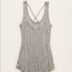 LAST DAY TO BUY. Aerie  gray sweater tank