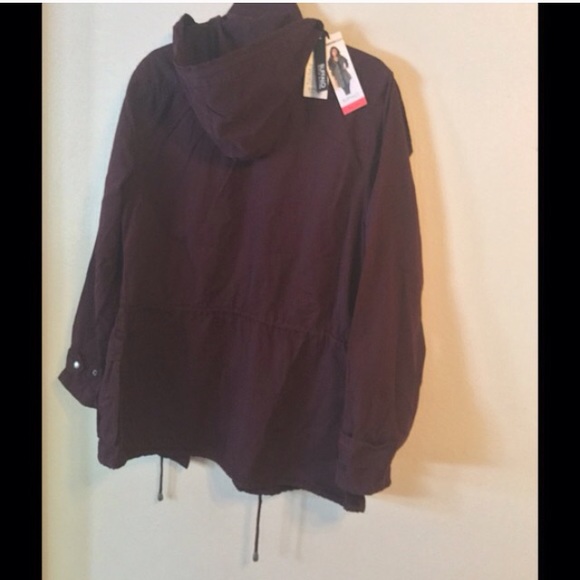 MAROON Buffalo David Bitton Anorak UTILITY JACKET - Picture 4 of 4