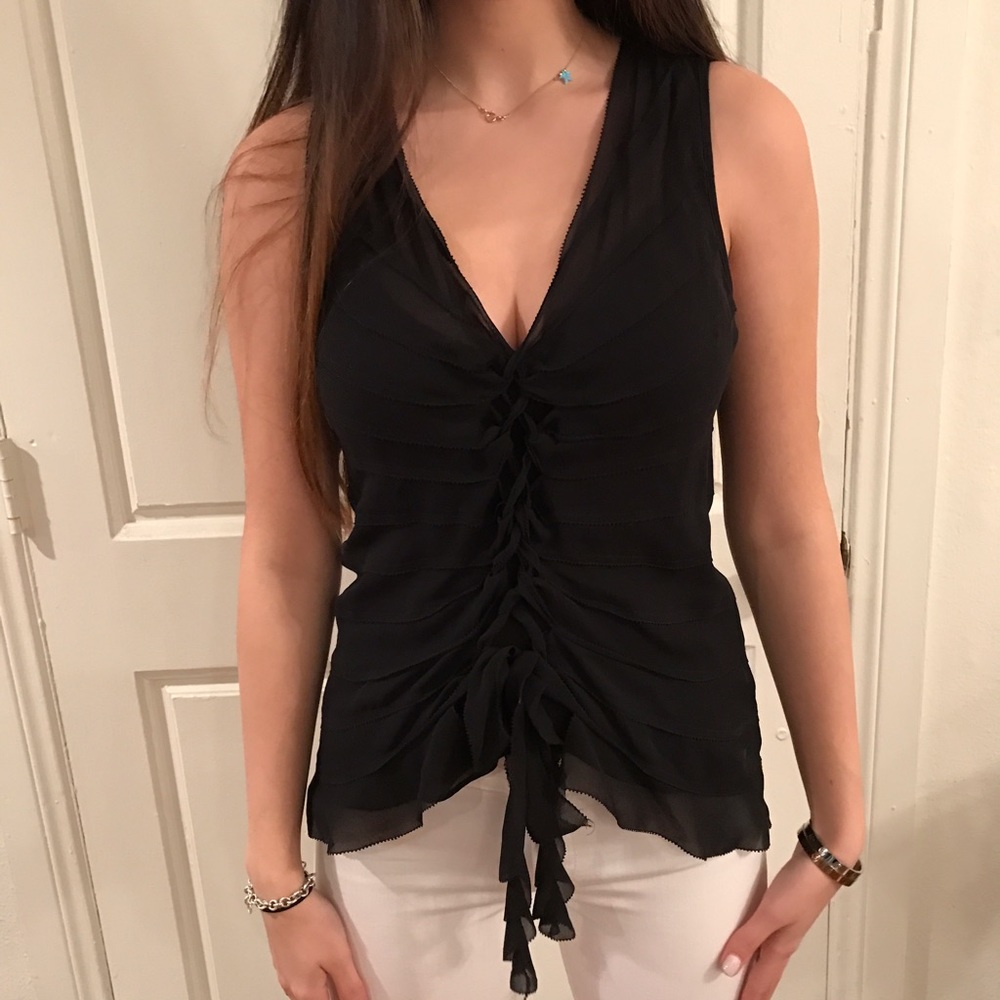 A ruffle top