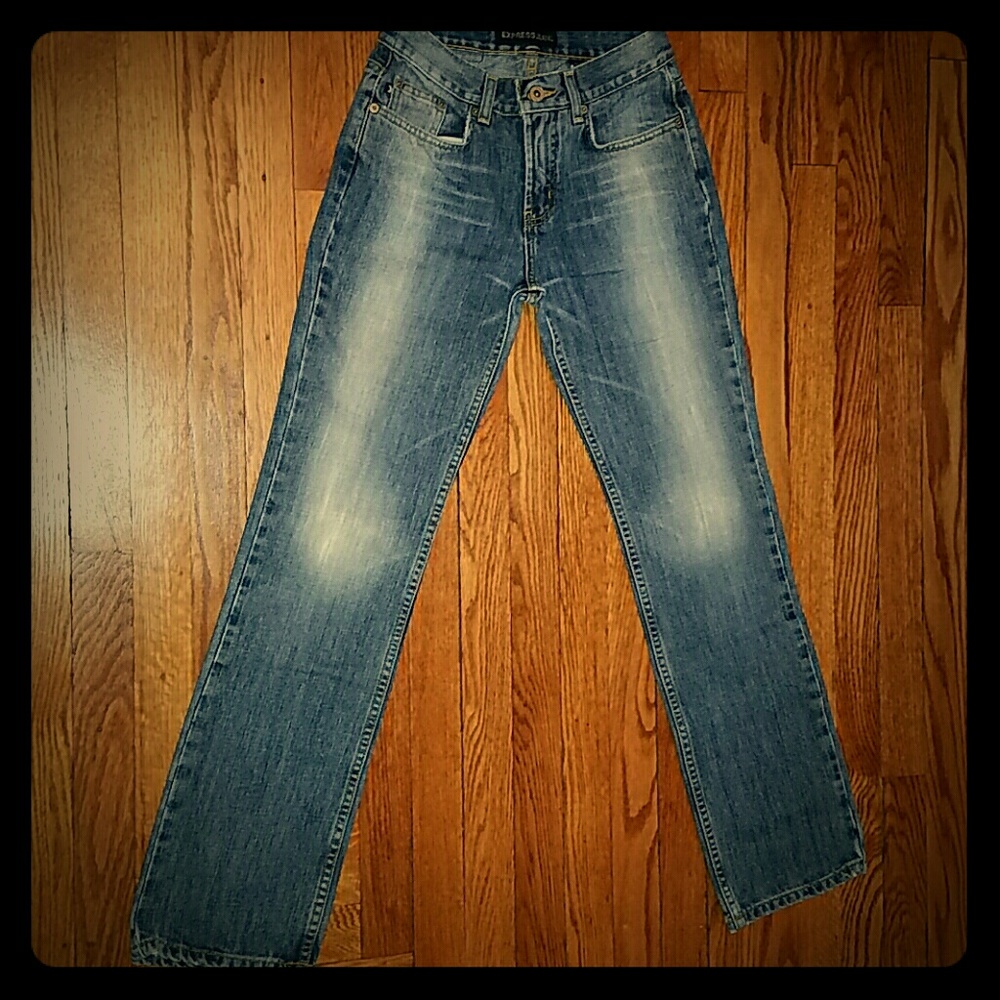 EXPRESS JEANS : LOW RISE : BOOT CUT