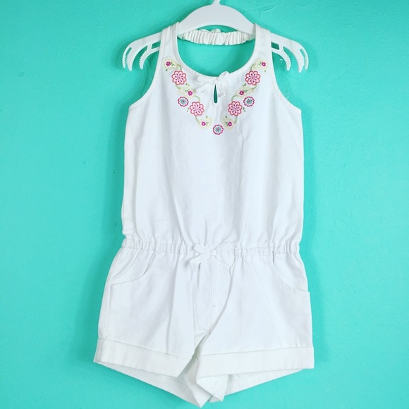 macy's white romper