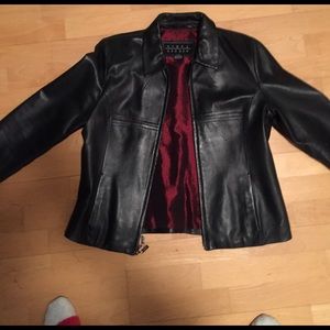 Genuine leather jacket.