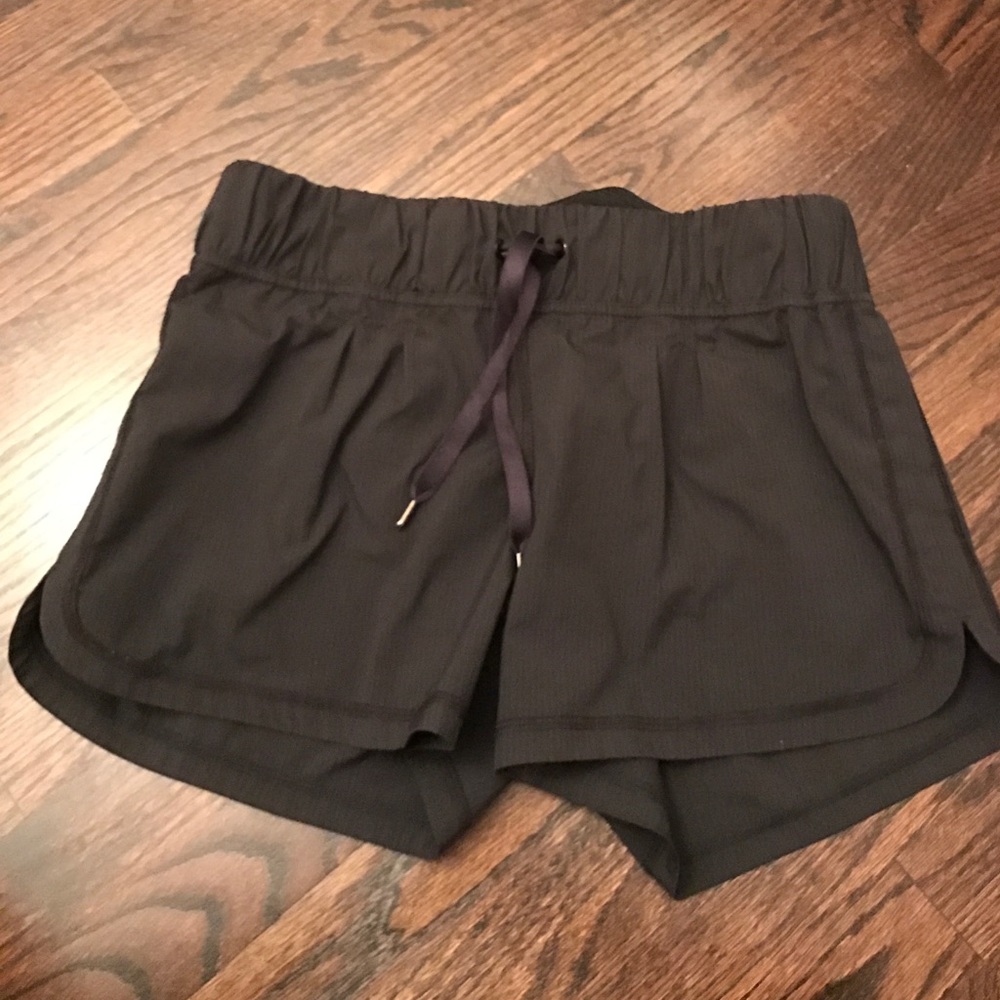 Black lululemon shorts