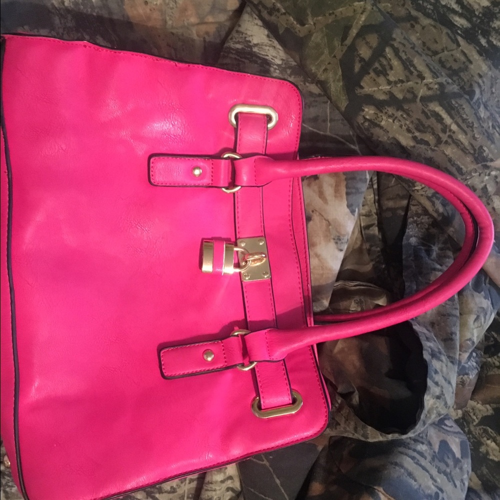 Charming Charlie Hot Pink Purse