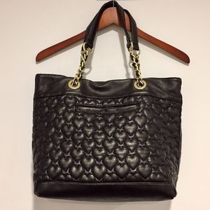 Betsey Johnson Heart Pattern Bag