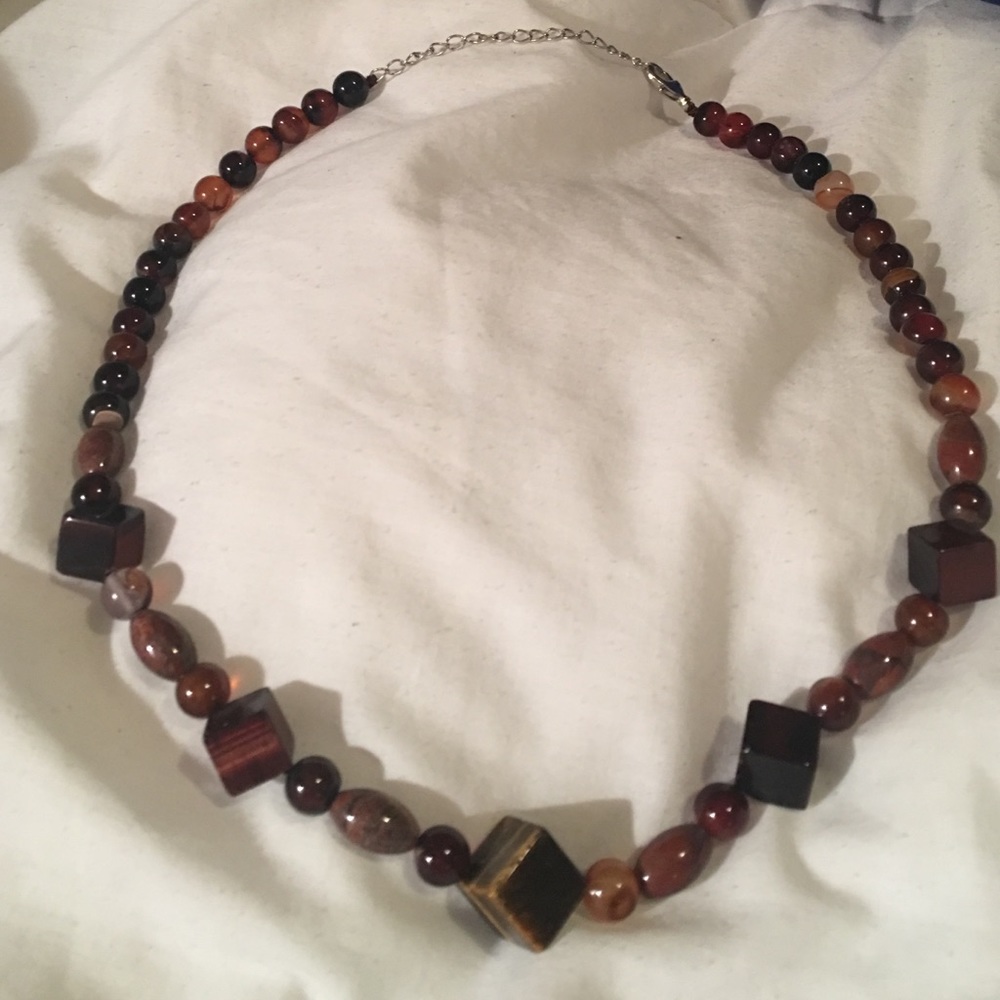 SALE! High quality tigers eye necklace