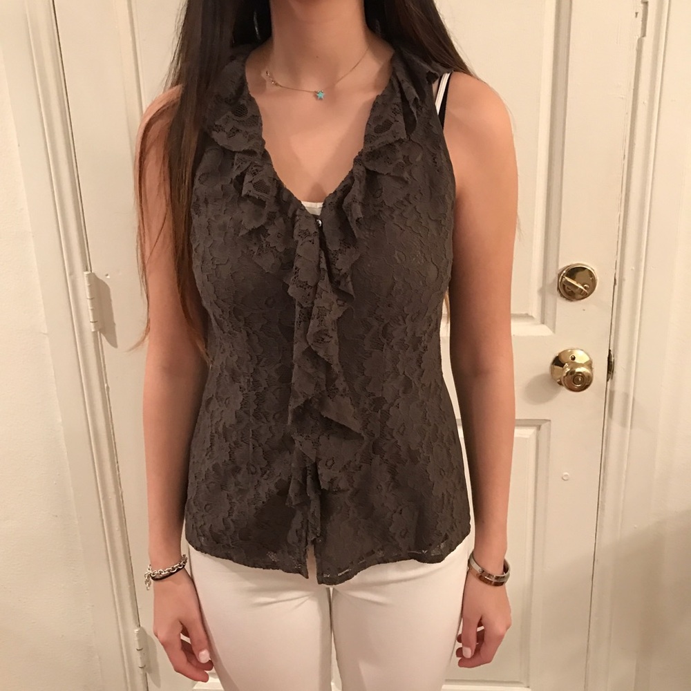 A lace top