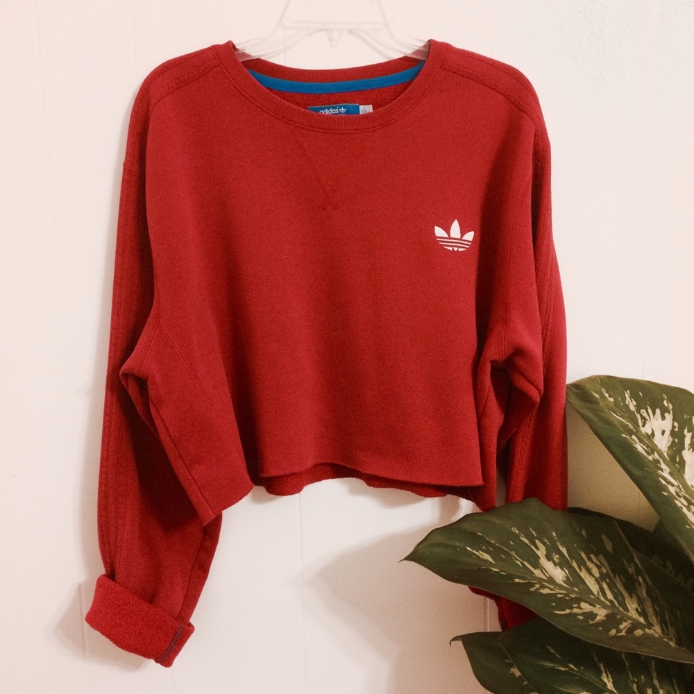 Adidas cropped sweatshirt