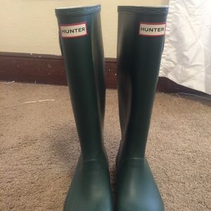 Hunter Boots- Dark green