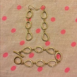 NWOT Ralph Lauren bracelet and earring set