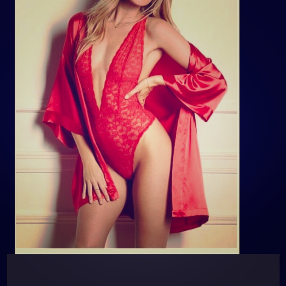 Victoria's Secret silk robe