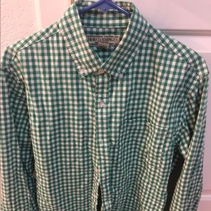 Button down gingham shirt