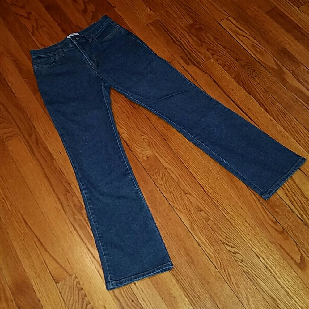 ANN TAYLOR LOFT : DARK STRETCH JEANS