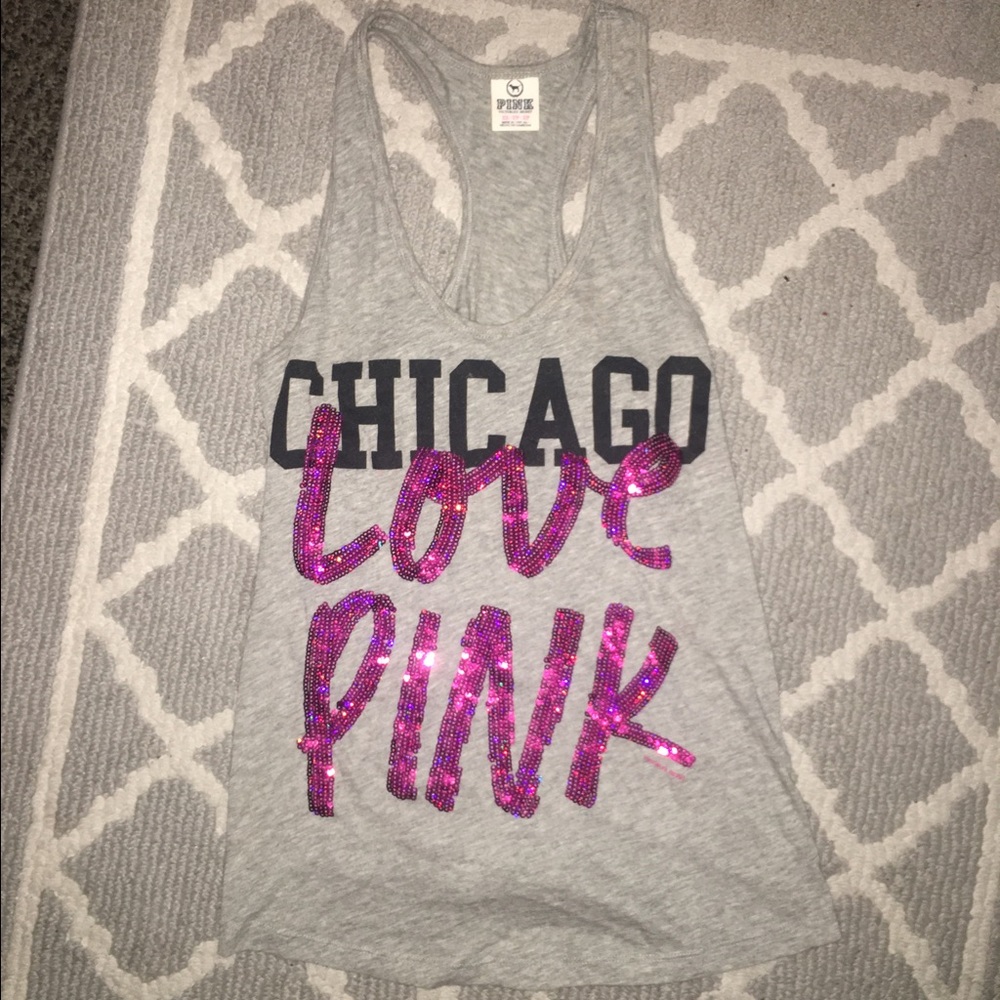 VS PINK CHICAGO TANK