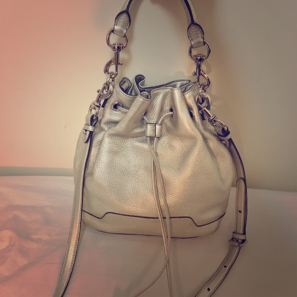 Rebecca Minkoff Fiona Bucket Bag, Gold