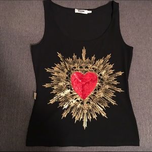 MOSCHINO ❤️ black blouse