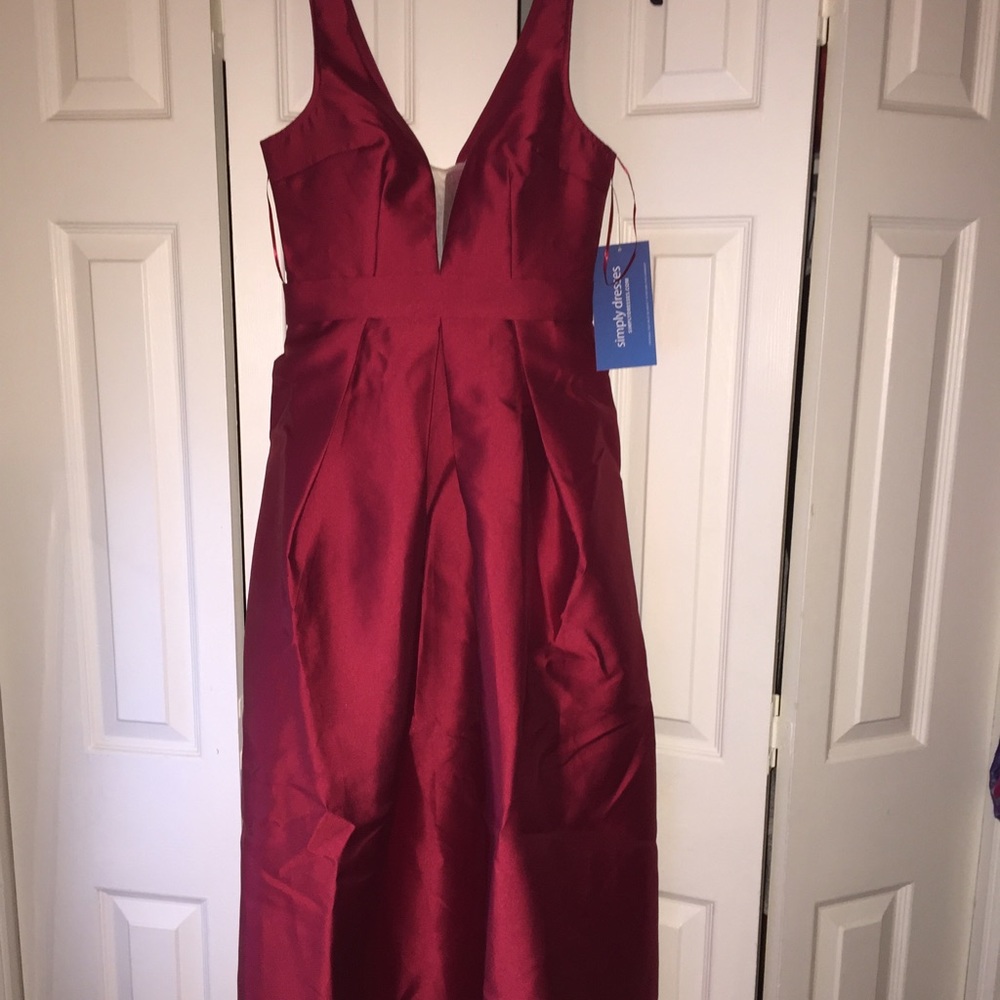 Long Satin Prom Dress