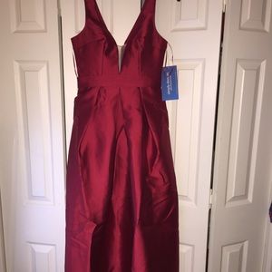 Long Satin Prom Dress