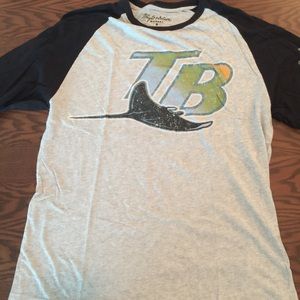 Tampa Bay Devil Rays 3/4 sleeve shirt