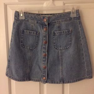 Brandy Melville Denim Skirt