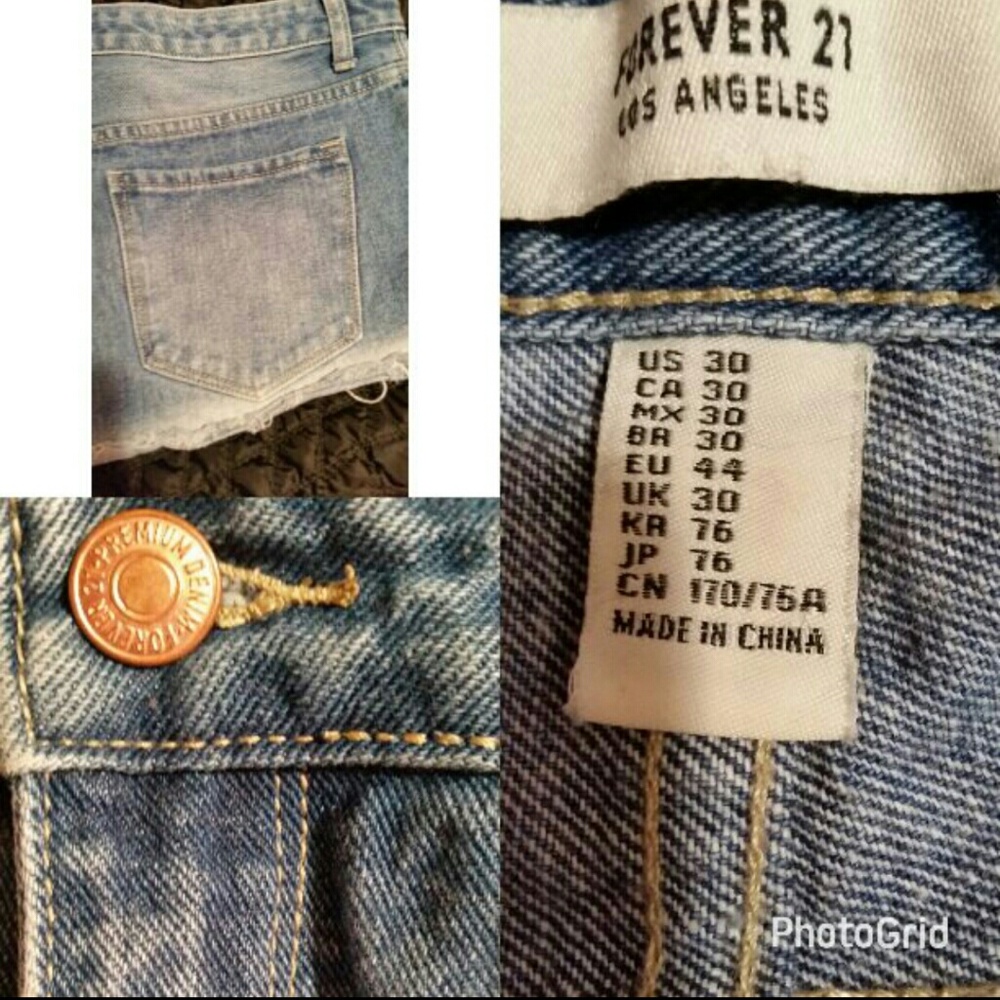 FOREVER 21 HIGH-WAISTED SHORTS