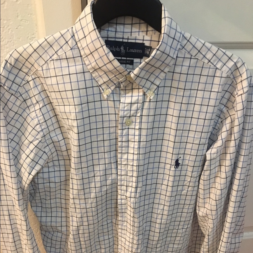 Polo button down shirt