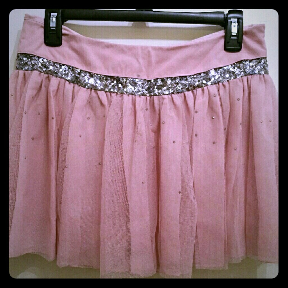 Princess by Vera Wang Pink Tulle Skirt