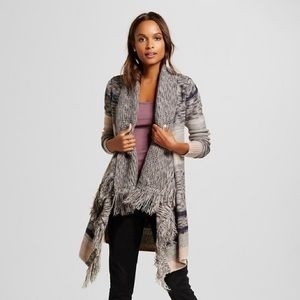 Knox Rose High Low Ribbed Cardigan