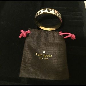 Kate spade gold and Leopard bangle