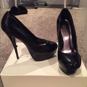 Black Patten leather High heels