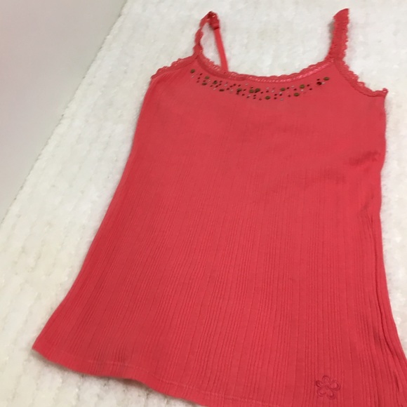 Girl 12 Limited Too Sequin Cami with built in bra - Picture 3 of 4