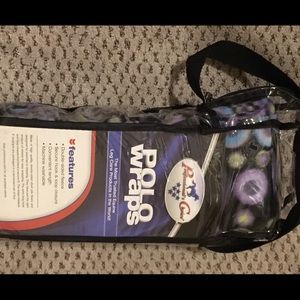 Lightly used horse polo wraps