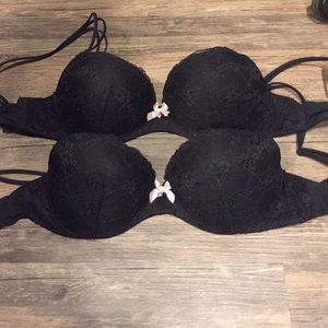Victoria secret push up bra x2