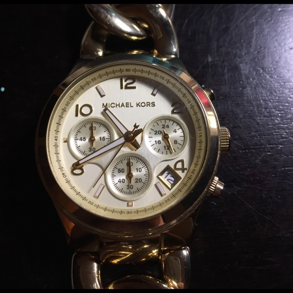 Michael Kors Runway Twisted Gold Watch (limited) main image 4