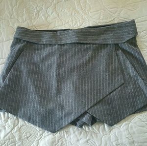 Zara wool blend mini skort
