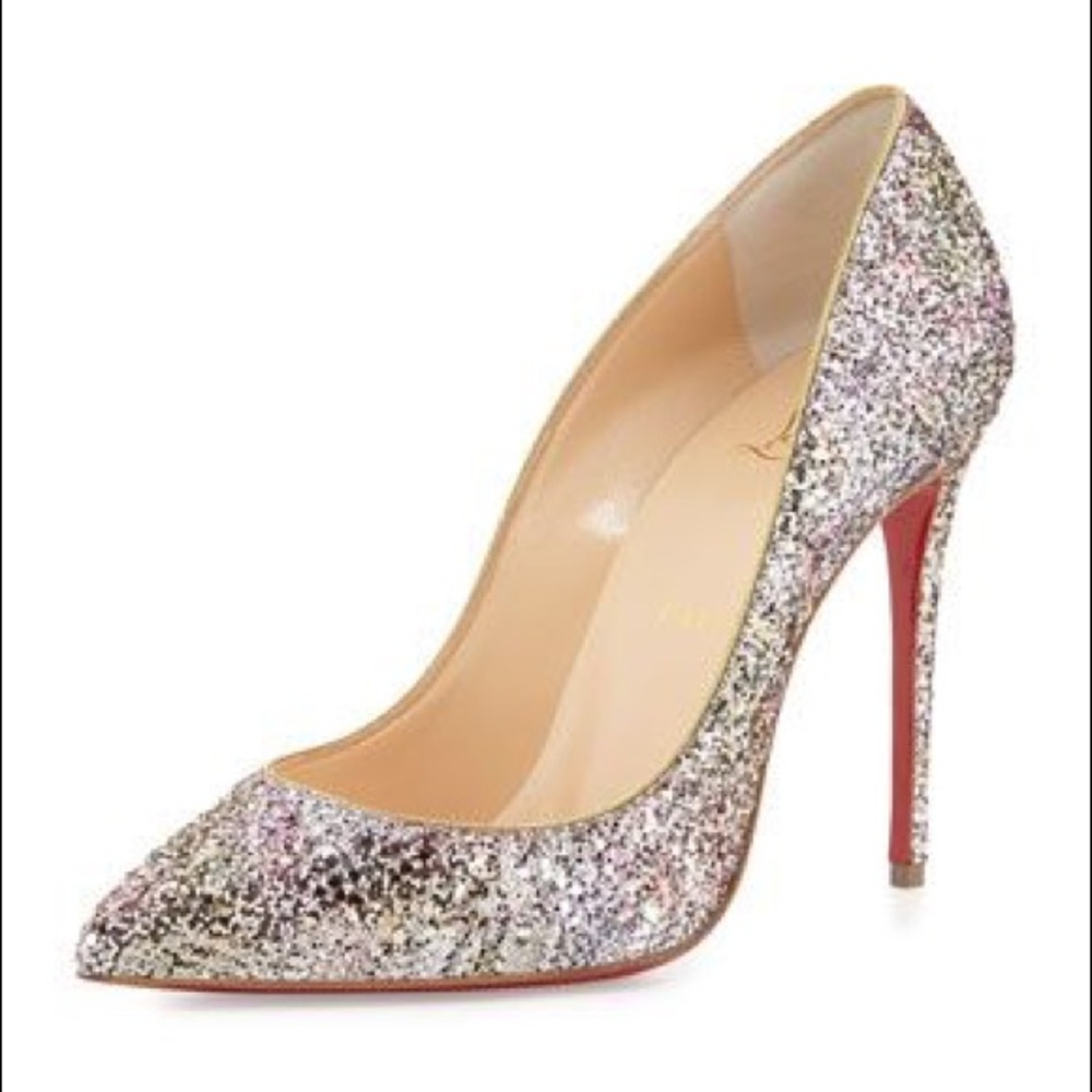 So kate glitter silver, gold & rosette pumps