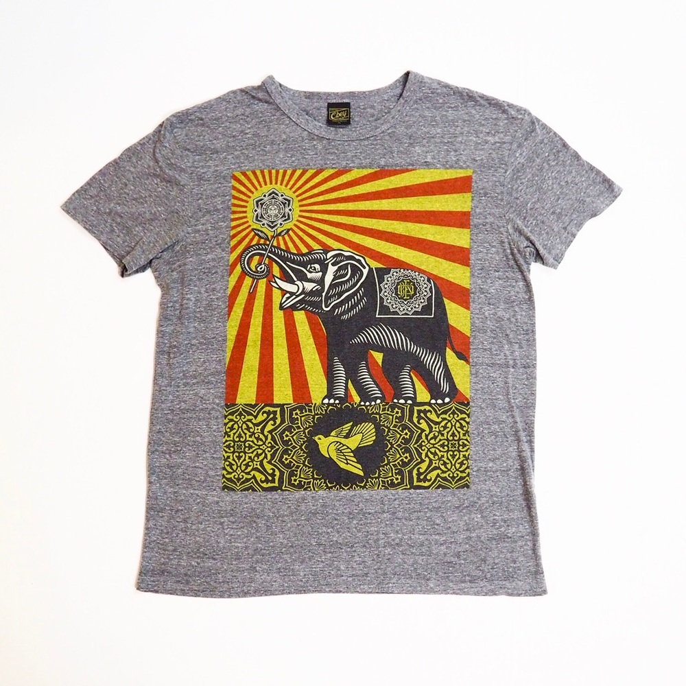 Obey Propaganda Peace Elephant Tee