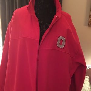 Ohio State University zip front jacket.