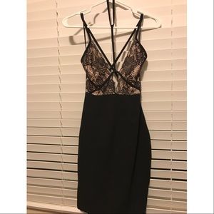 Boohoo Sexy Black Dress - Size 6