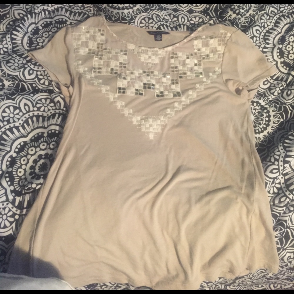 Embellished American eagle top