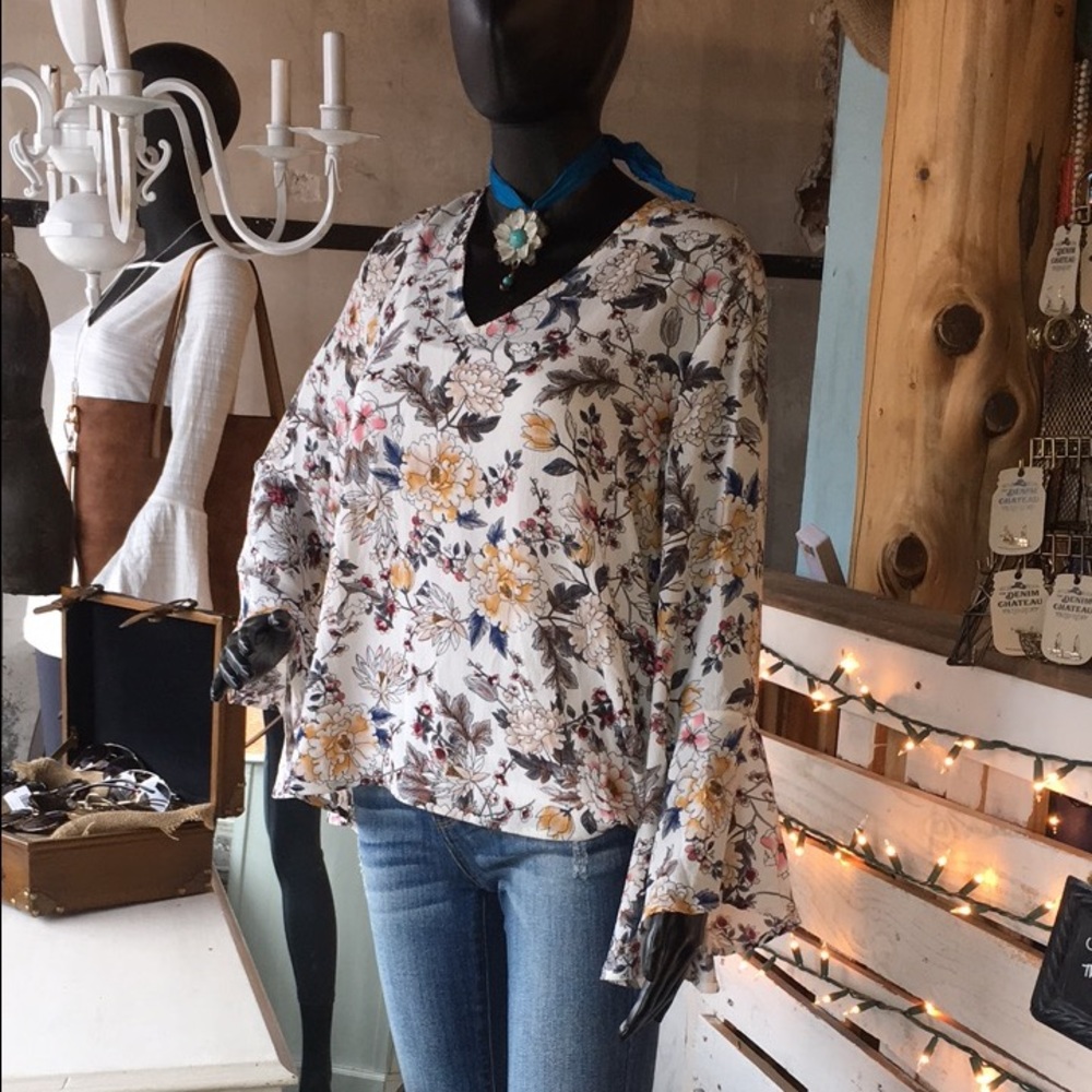 Bell Sleeve Blouse