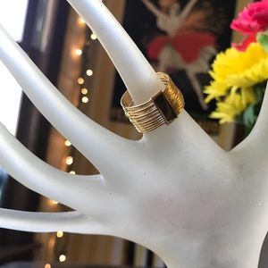 18k Gold Plated Stacked Ring