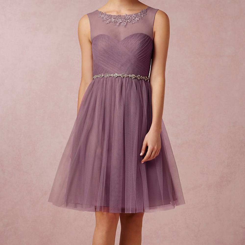 Jenny Yoo BHLDN Chloe Dress - Soft Plum size 2