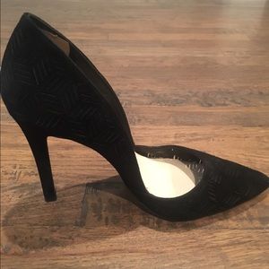 Jessica Simpson Black Suede Heels
