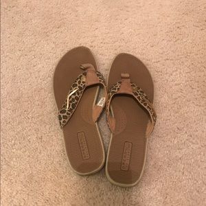 Sperry cheetah sandals